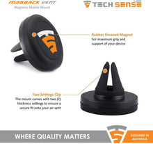 Tech Sense Lab Car Mobile Holder for AC Vent  (Black)