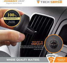 Tech Sense Lab Car Mobile Holder for AC Vent  (Black)